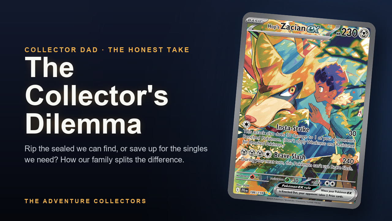 The Collector's Dilemma: Keep Ripping Sealed, or Just Buy the Singles?