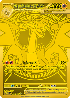 Mega Charizard X ex Mega Hyper Rare from Phantasmal Flames