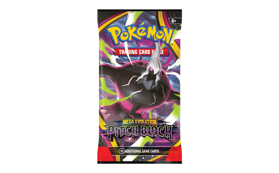 Pitch Black booster pack featuring Mega Darkrai