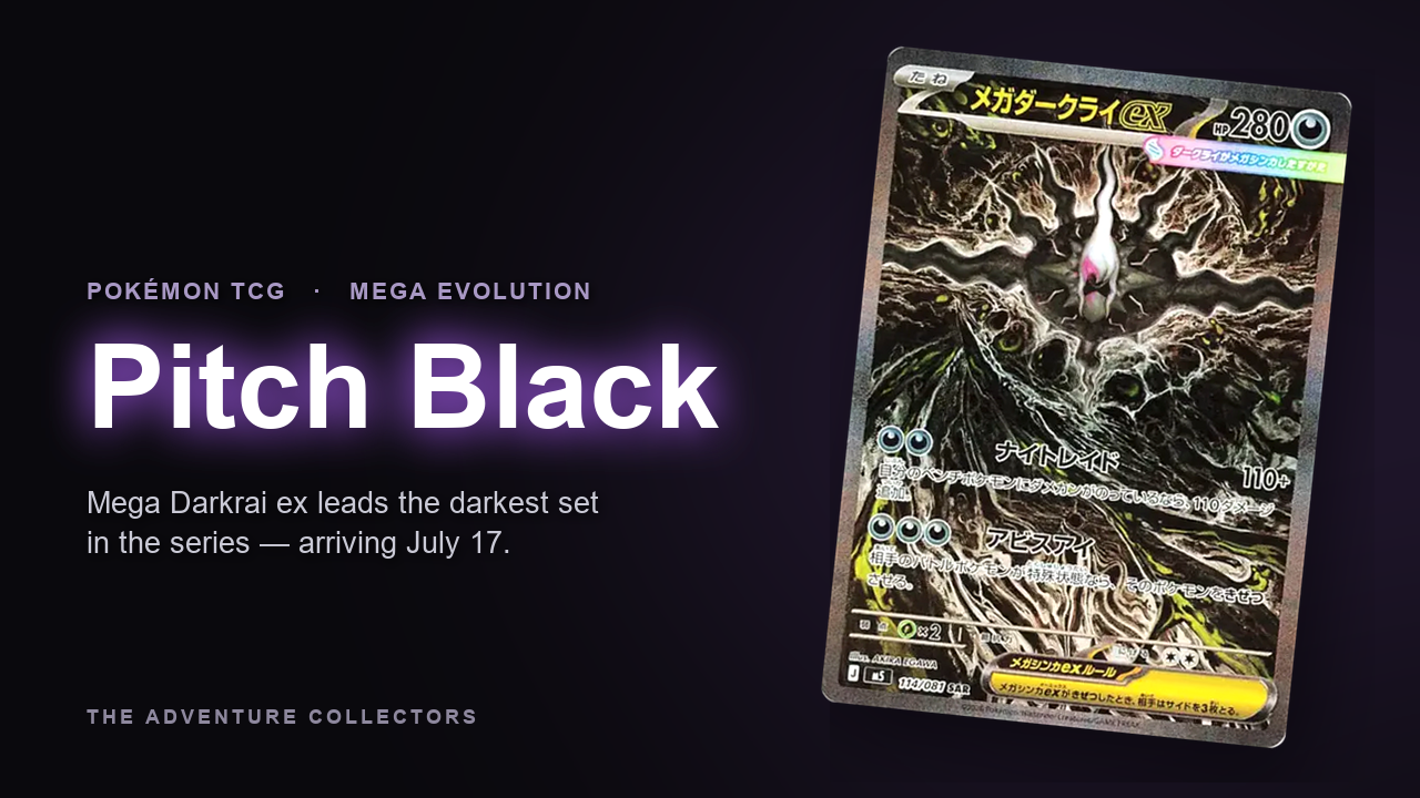 Pitch Black Pokémon TCG: Mega Darkrai ex Preview — Every Chase Card and What We’re Targeting
