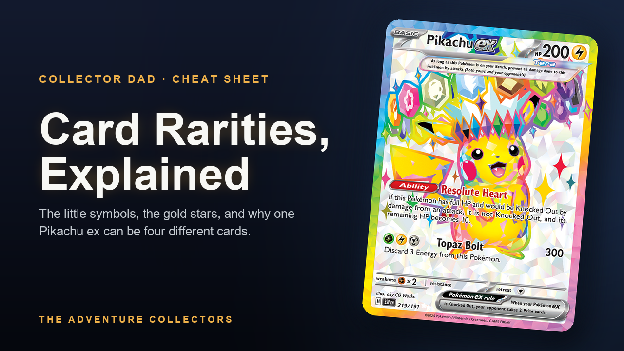 Pokémon Card Rarities, Explained: A Collector Dad's Cheat Sheet